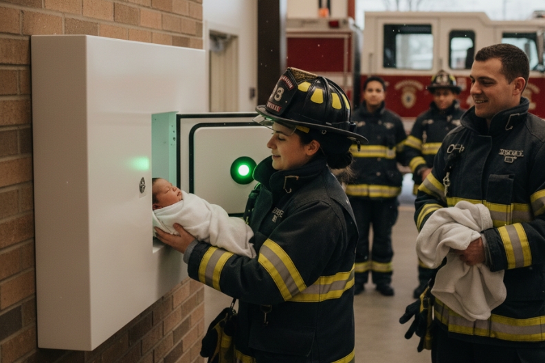 Newborn Safely Surrendered in Ohio Baby Box Mother's Brave Choice Saves Infant Life
