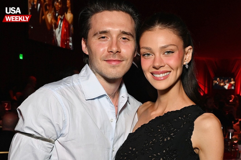 Brooklyn Beckham Cozies Up to Wife Nicola Peltz