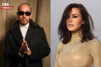 Kim Kardashian Receives a Flirty Comment from Lewis Hamilton