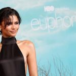 Zendaya Steps Out in Daring Halter Gown