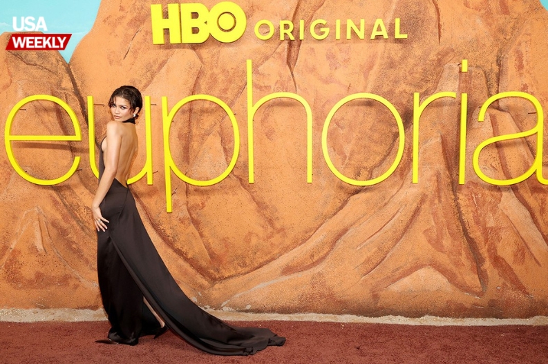 Zendaya Steps Out in Daring Halter Gown