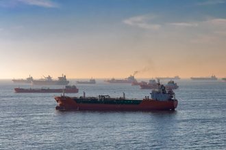 Cargo ships and oil tankers