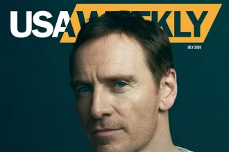 Michael Fassbender, shoot by Kim Hee June for "Hope," 2026